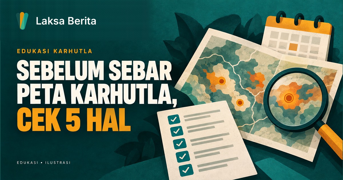 Sebelum Sebar Peta Karhutla, Cek 5 Hal agar Tidak Salah Alarm