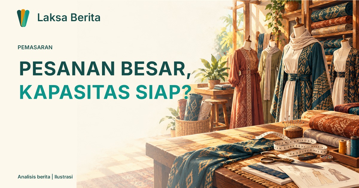 UMKM Fesyen Masuk IN2MOTIONFEST, Pesanan Besar Siap Ditangani?