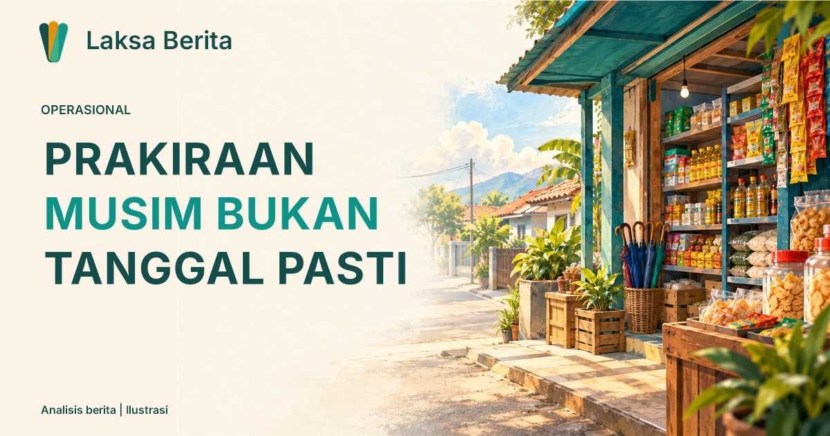 Musim Hujan Bengkulu Diprediksi Mundur, Persediaan Toko Perlu Ditinjau